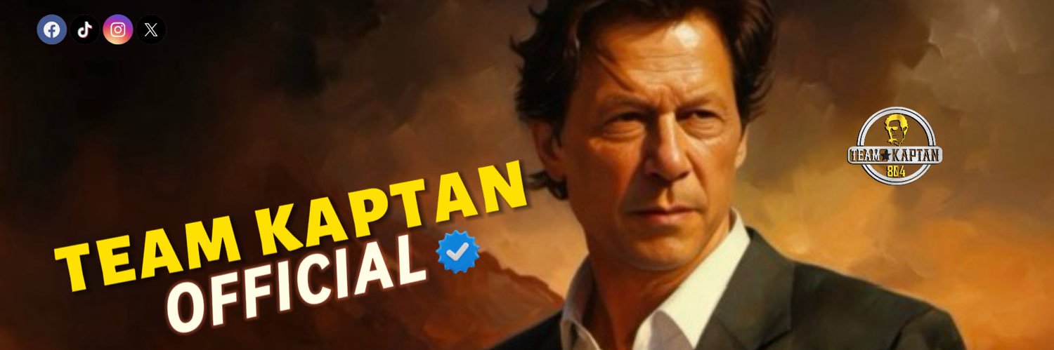 Team kaptan official's banner