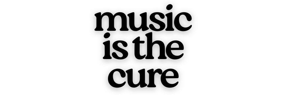 music is the cure's banner