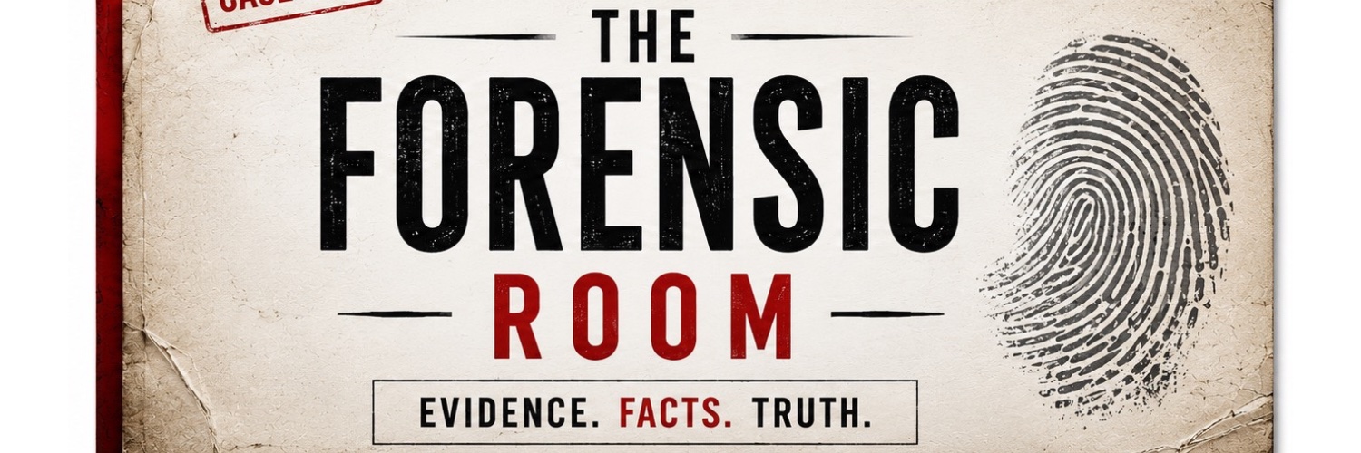 The Forensic Room's banner