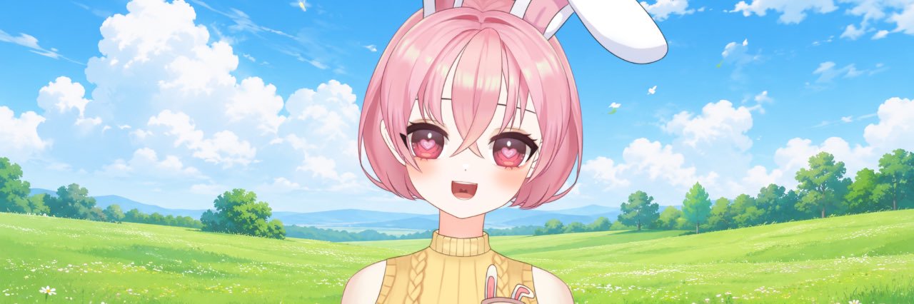愛妹ちこら🐰💛🍞｜登録者1000人で初配信するvtuber's banner