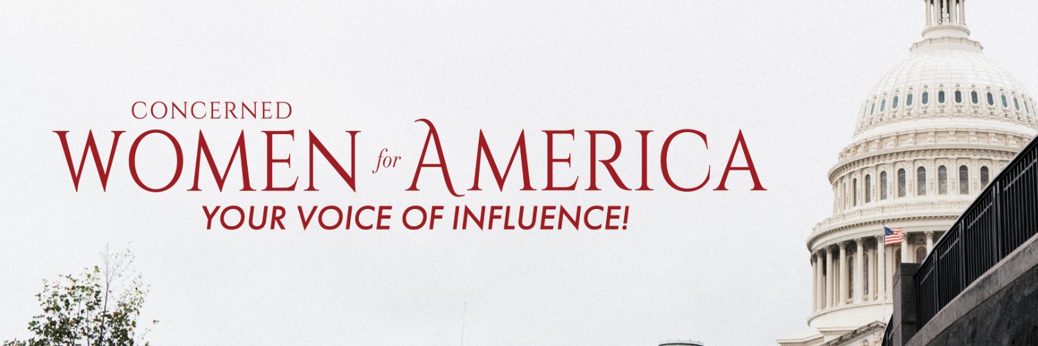 Concerned Women for America LAC's banner
