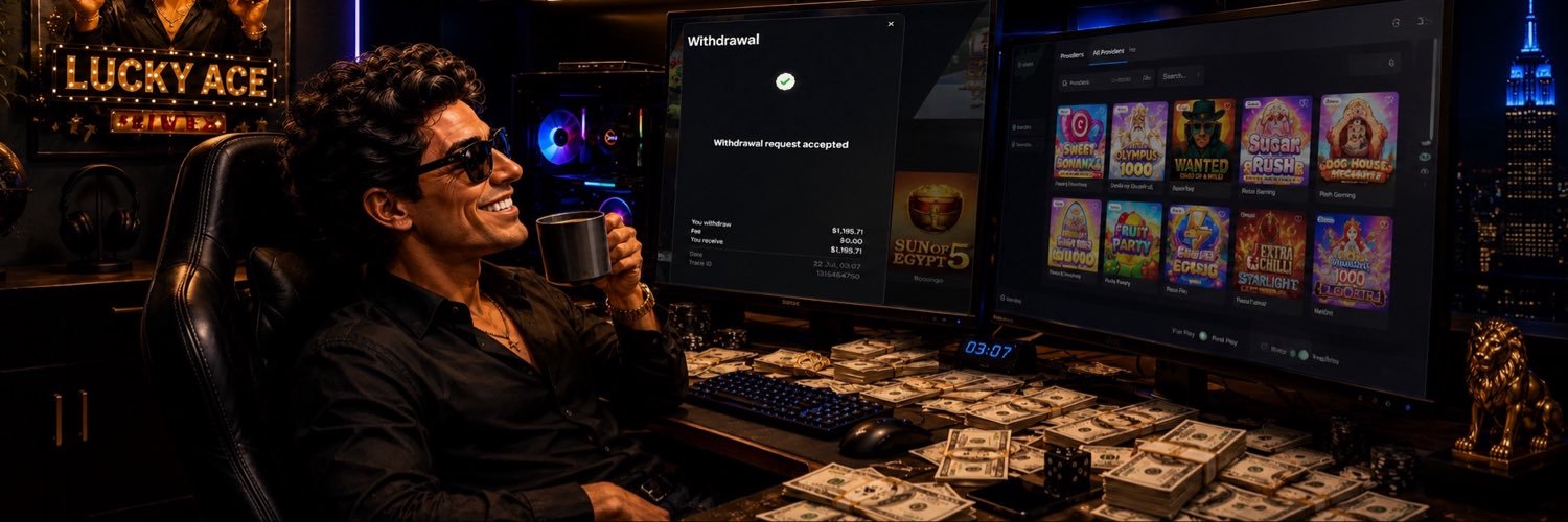 Lucky Ace Gambling's banner