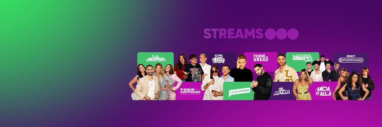 Streams Telefe's banner
