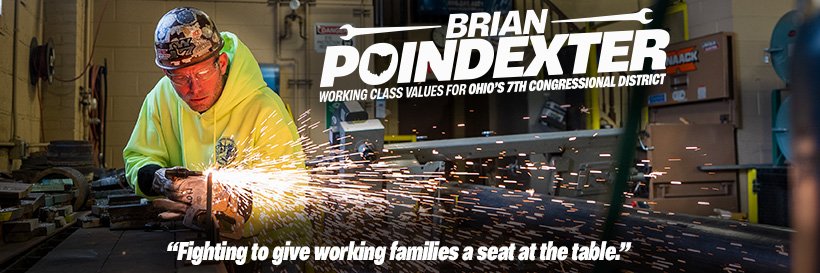 Brian Poindexter for Congress's banner