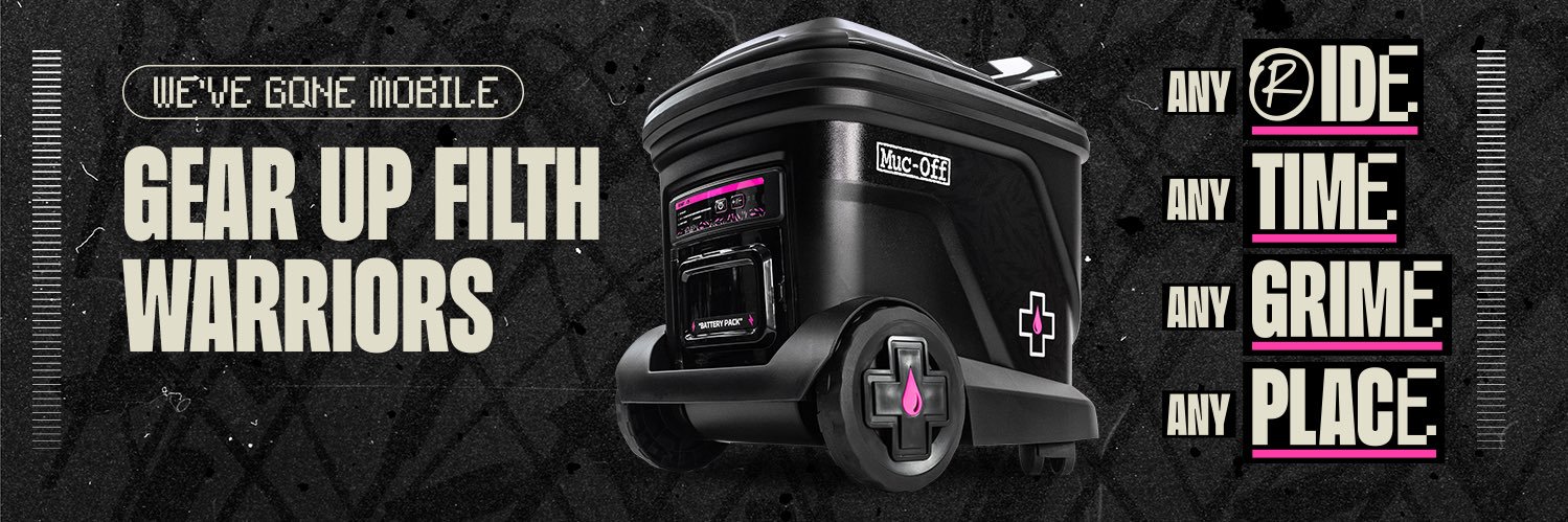 Muc-Off's banner