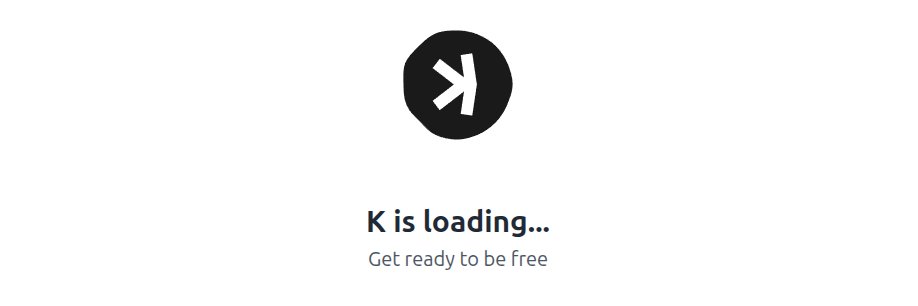 K - The decentralized social network's banner