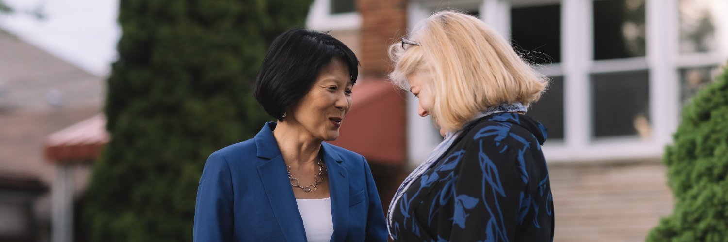 Olivia Chow's banner