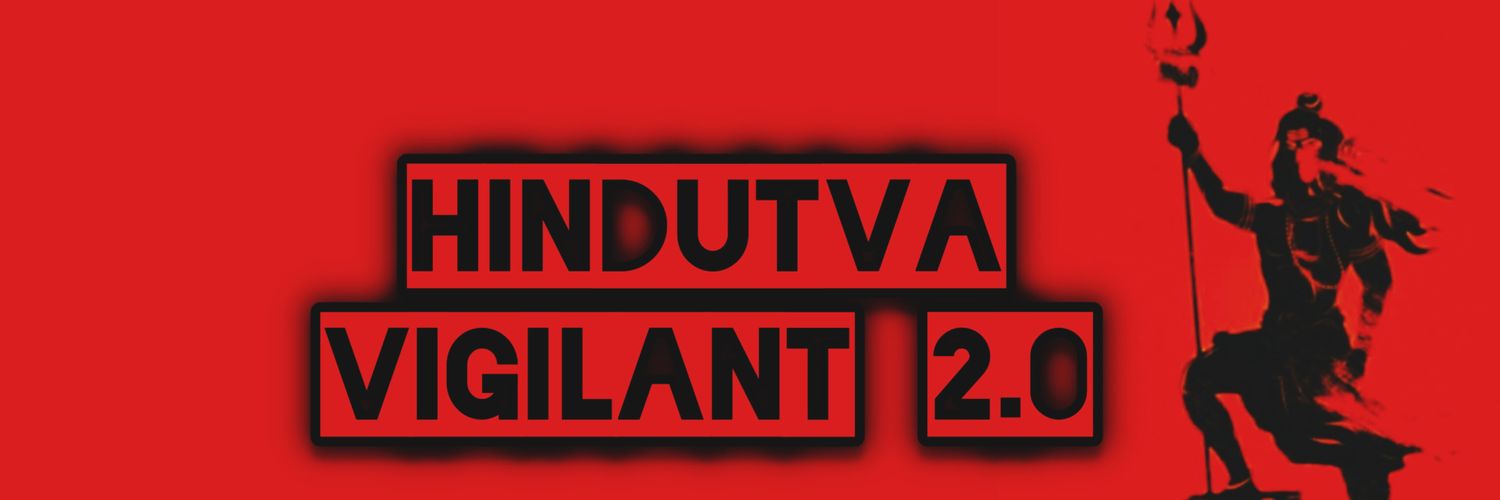 Hindutva Vigilant's banner