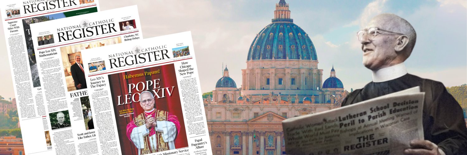 National Catholic Register's banner