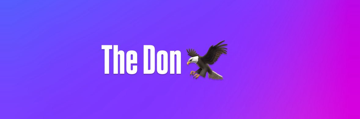 The Don's banner