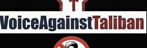 Voice against Taliban's banner