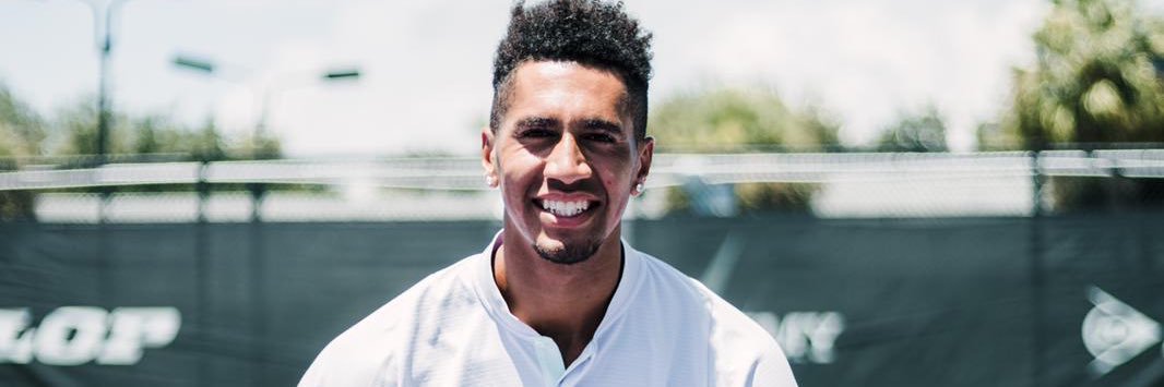 Michael Mmoh's banner