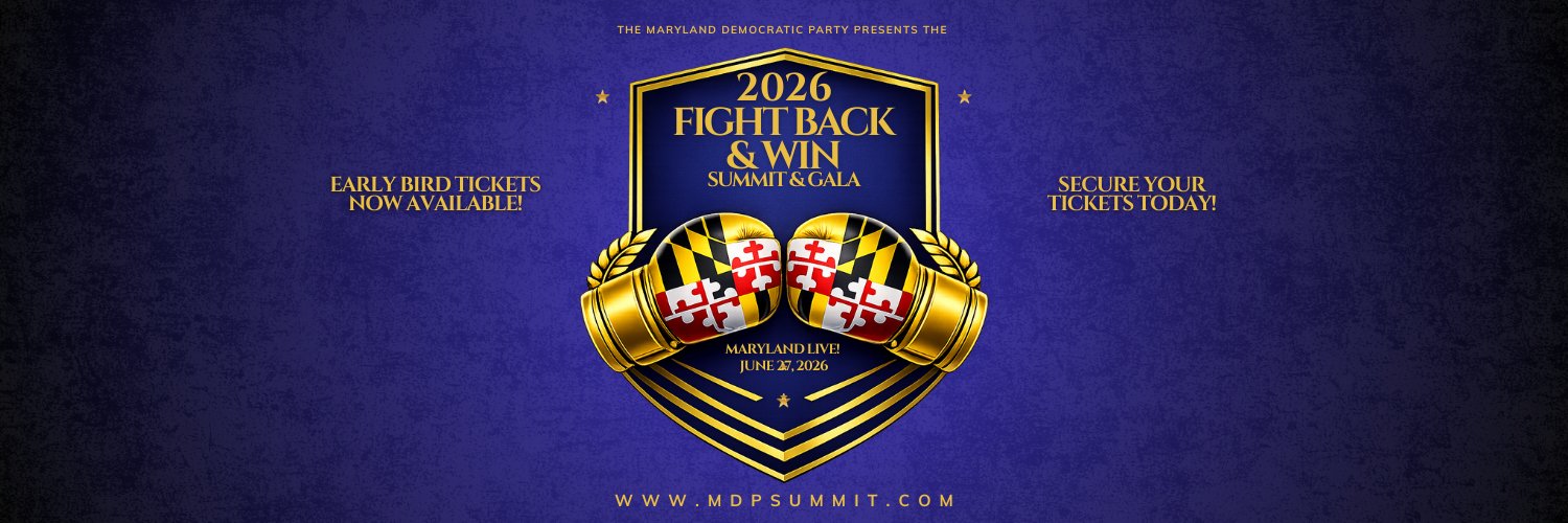 Maryland Democratic Party's banner