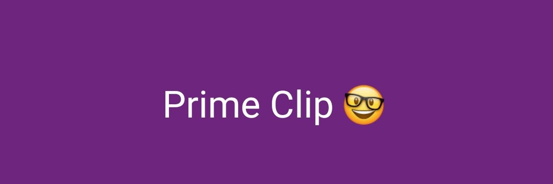 Prime Clip's banner