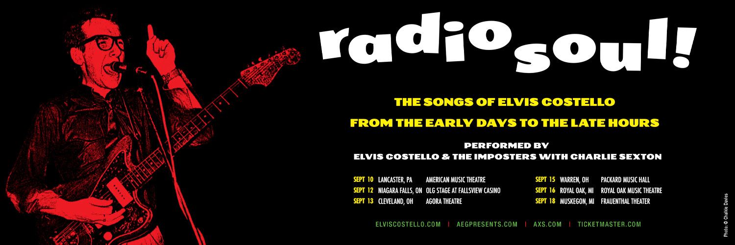 Elvis Costello's banner