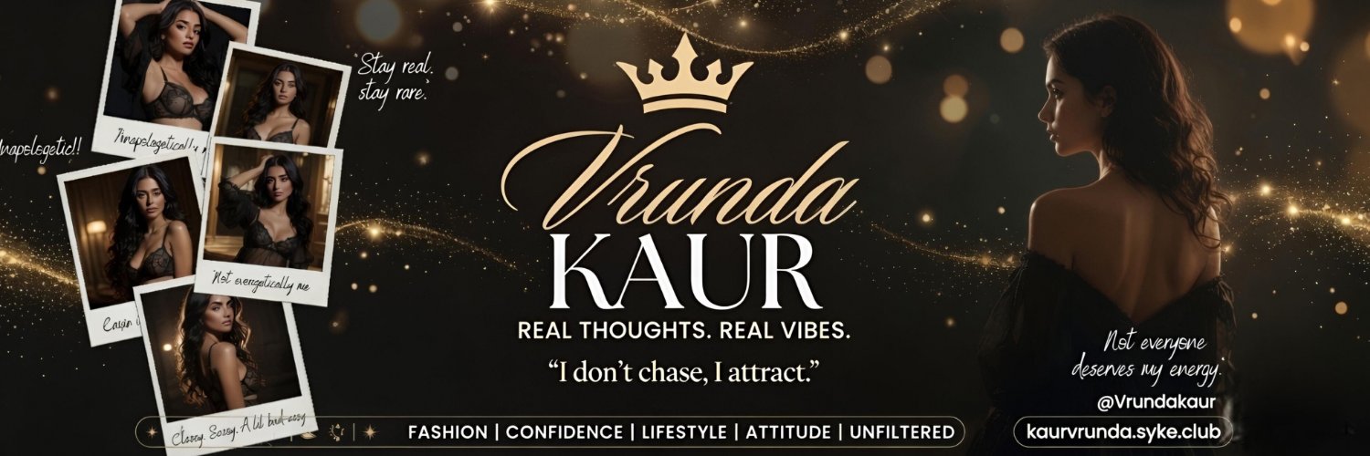vrunda kaur's banner