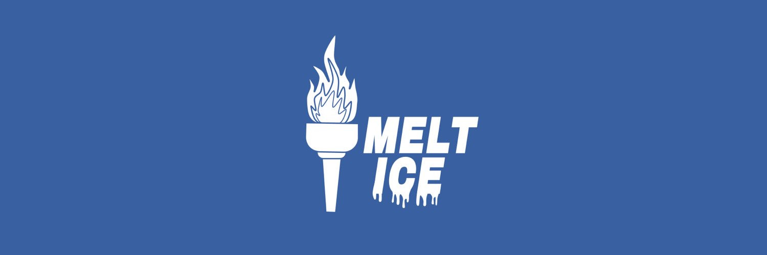 Melt ICE's banner