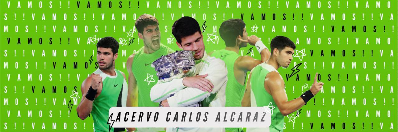 acervo carlos alcaraz's banner