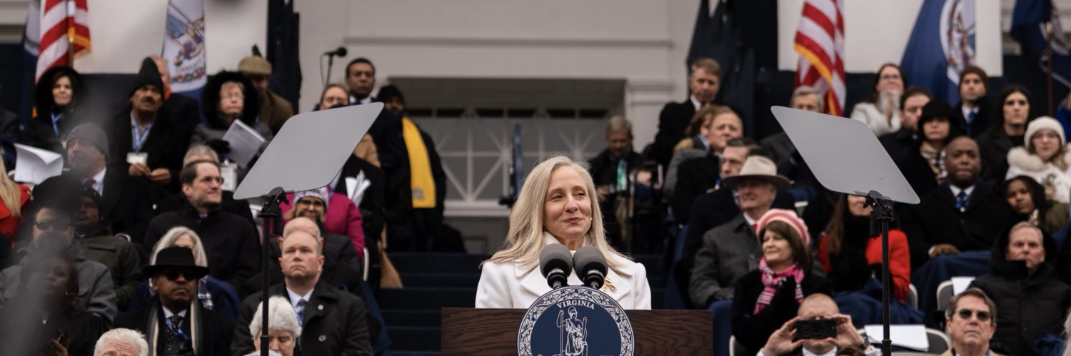 Governor Abigail Spanberger's banner