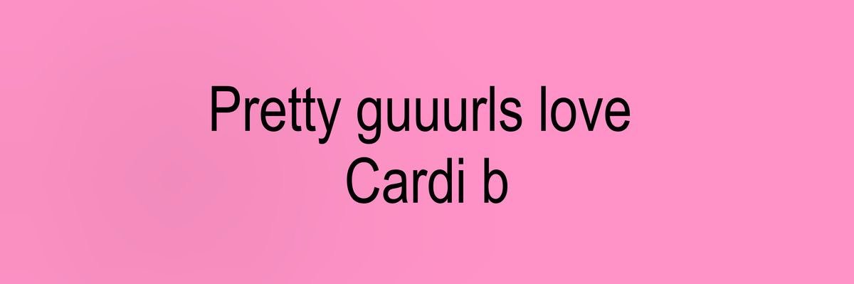 cardi B spotify's banner