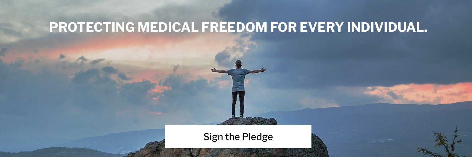 Americans for Health Freedom's banner