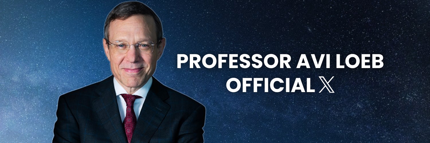 Professor Avi Loeb's banner