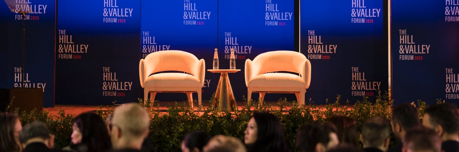 The Hill & Valley Forum's banner
