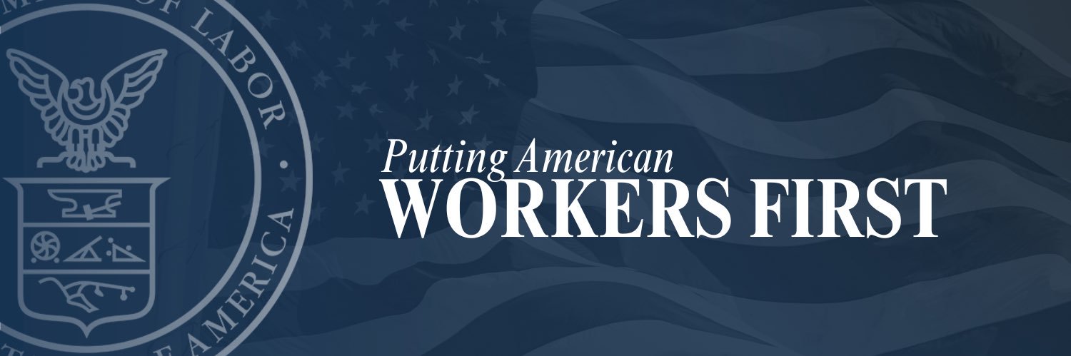 U.S. Department of Labor's banner