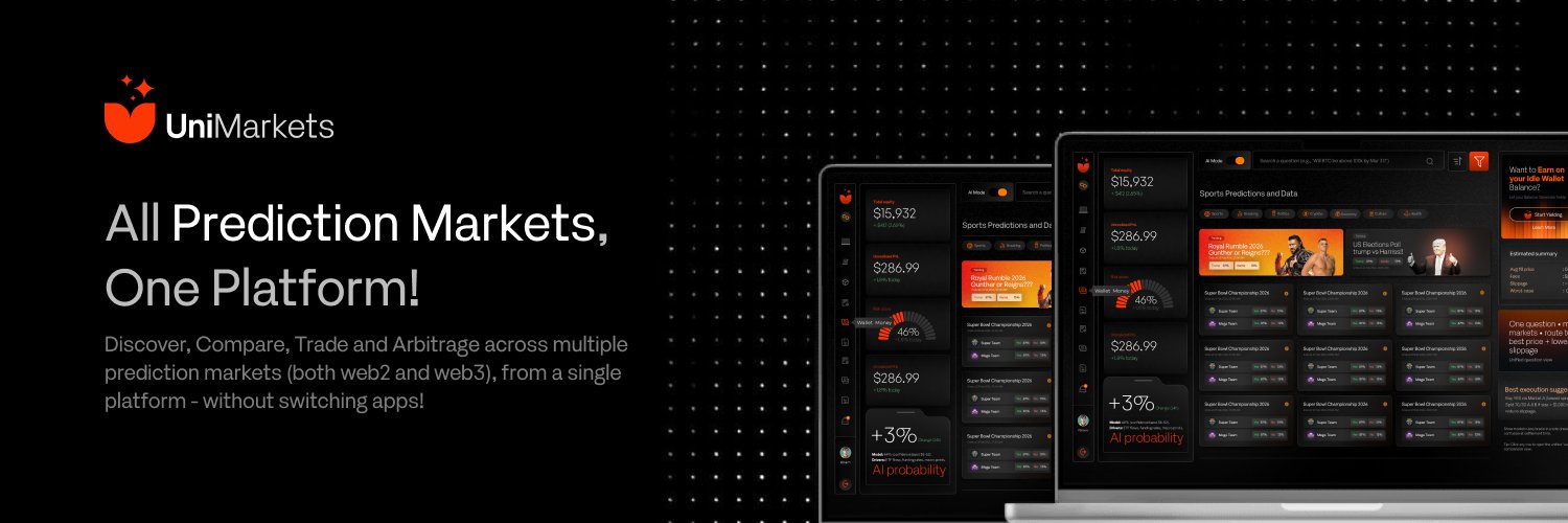Unimarkets - Prediction Markets Aggregator's banner