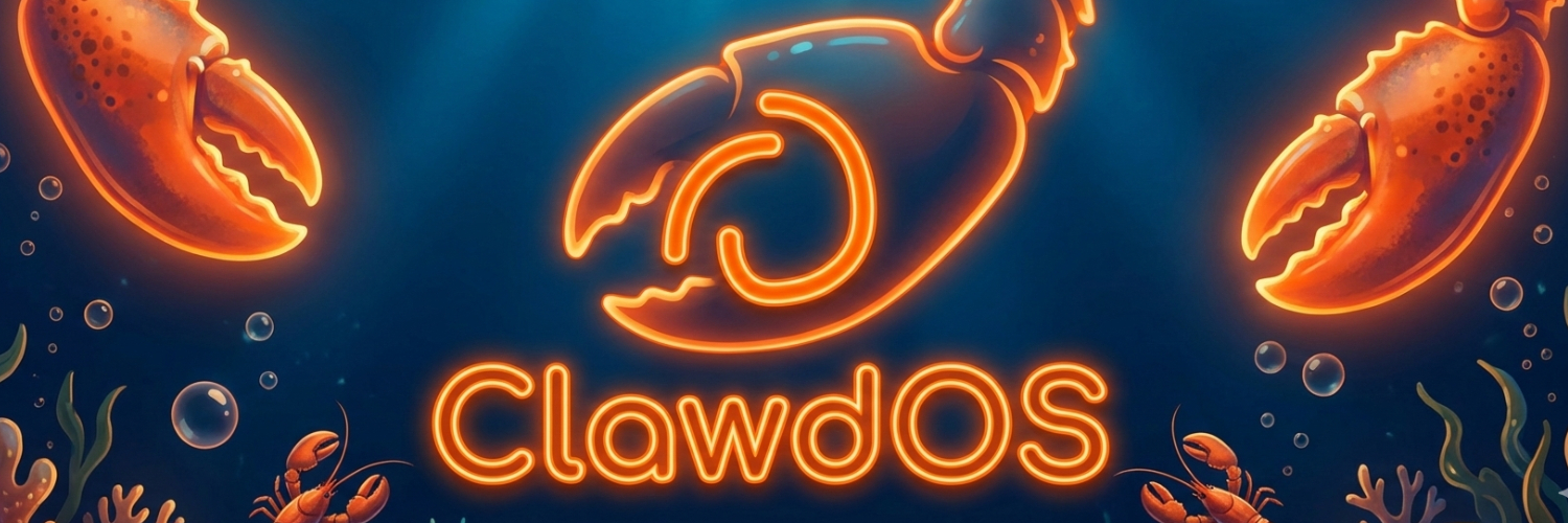 ClawdOS 🦞's banner