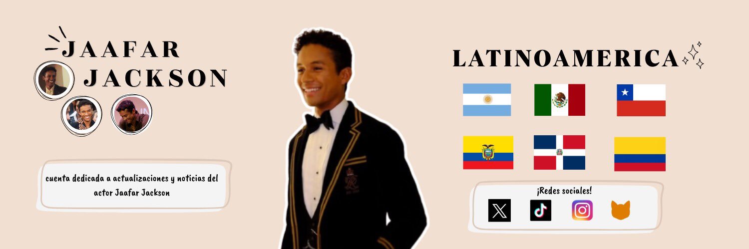 Jaafar Jackson LATAM's banner