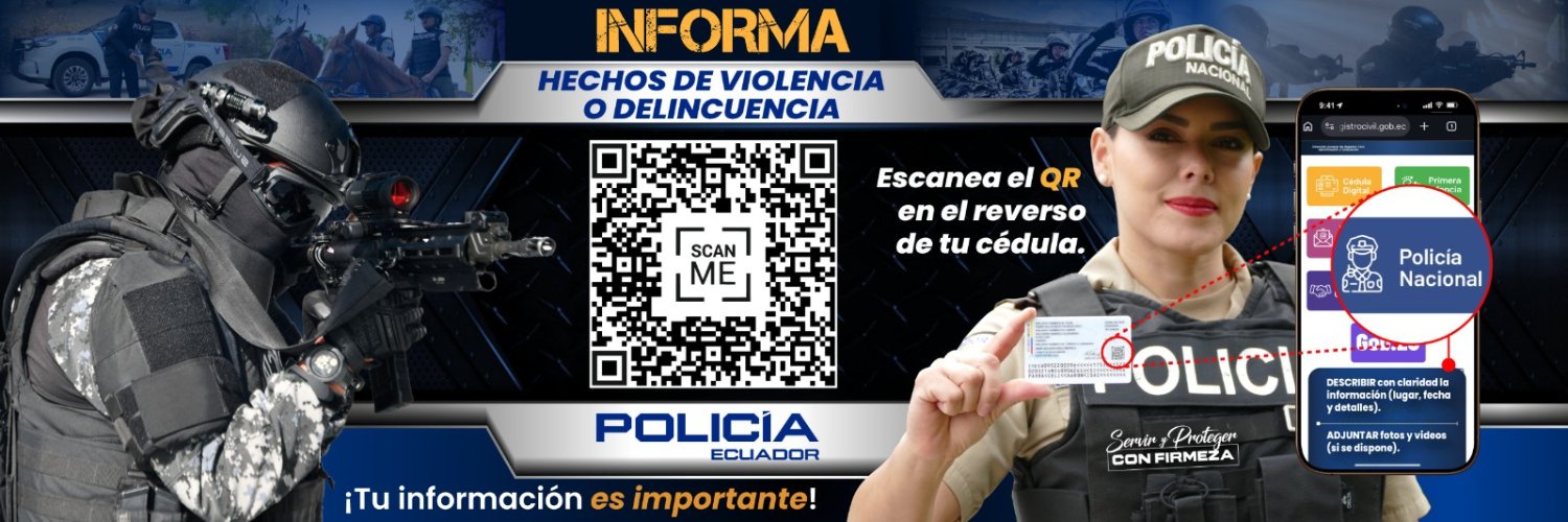 Policía Ecuador's banner