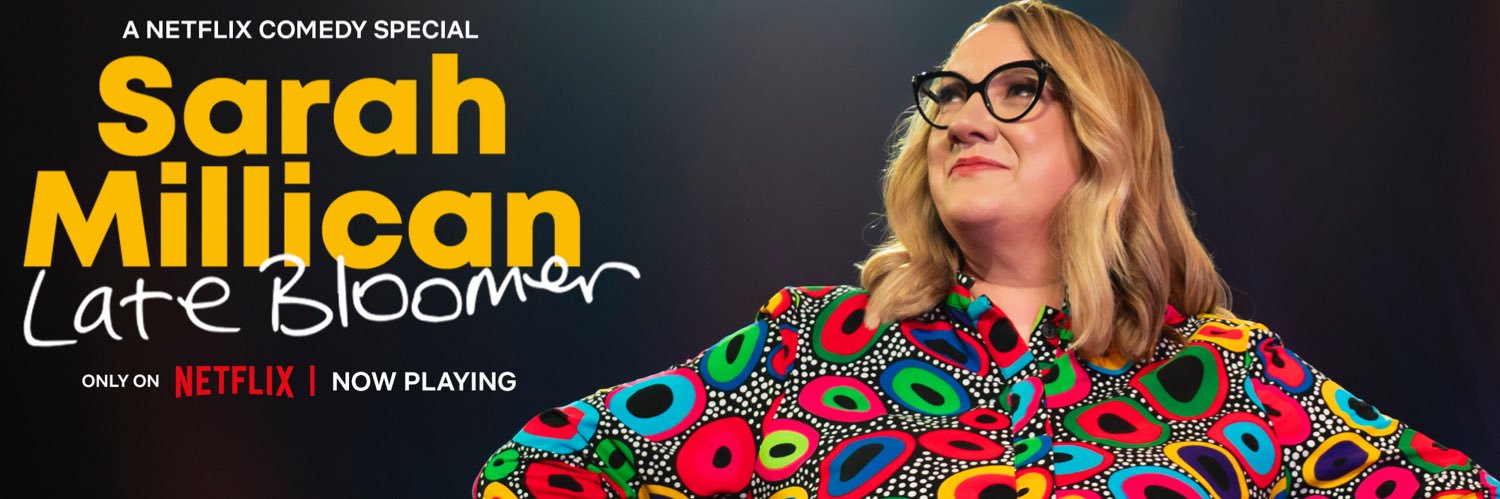 Sarah Millican's banner