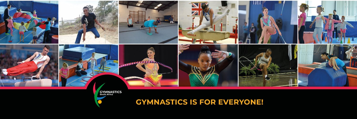 Gymnastics South Africa's banner