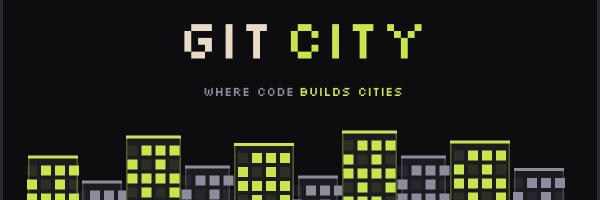 Git City's banner