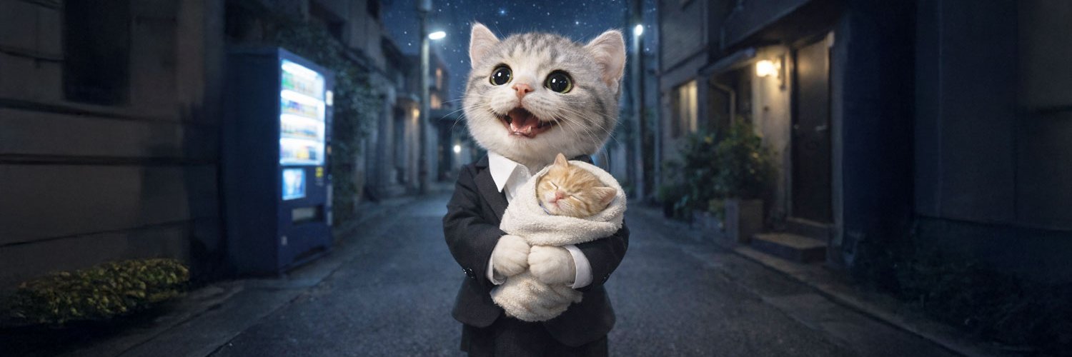 社畜ねこのむぎ's banner