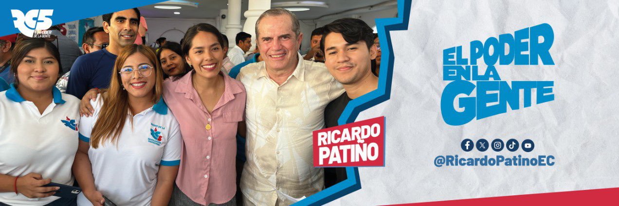 Ricardo Patiño's banner