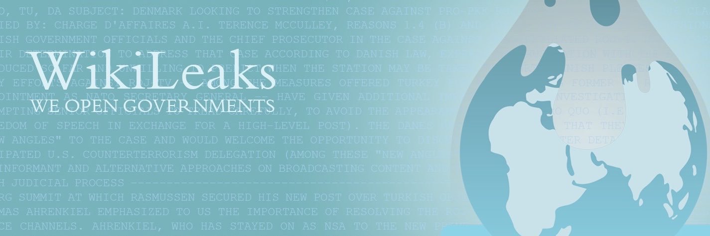 WikiLeaks's banner