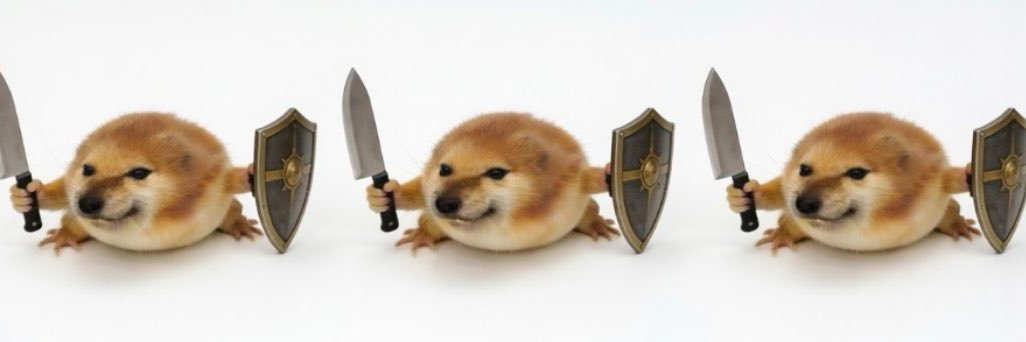 What the dog doing? | 我的刀盾's banner
