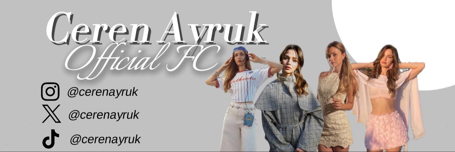 Ceren Ayruk Official FC's banner