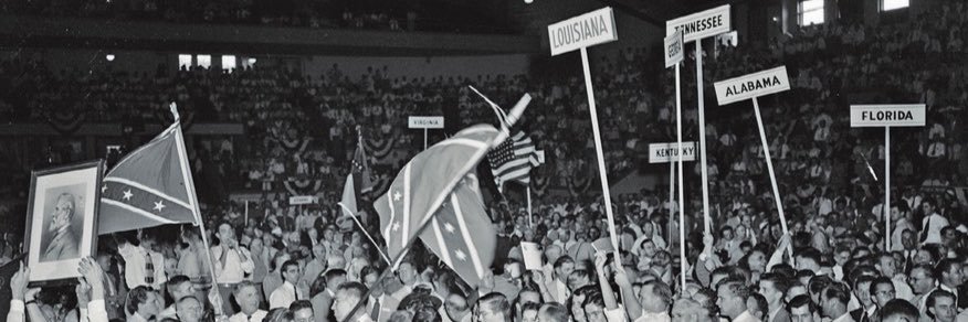 The Dixiecrat Man's banner