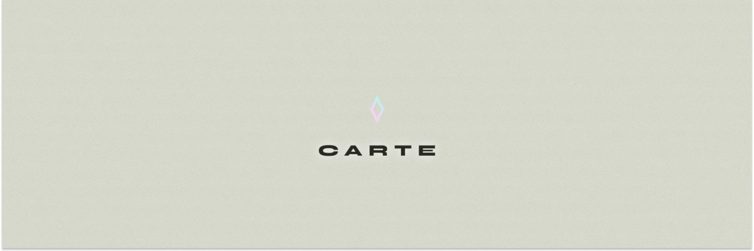 CARTE's banner