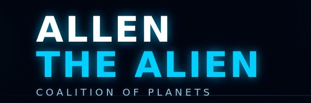 Allen the Alien's banner