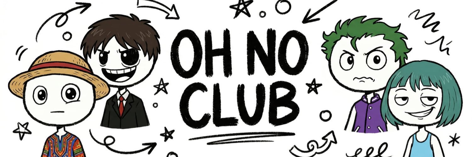 Oh no club's banner