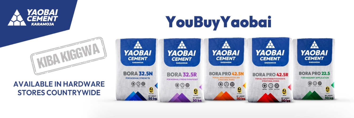 Yaobai Cement Karamoja's banner