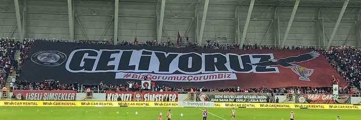 yes context Çorum FK's banner