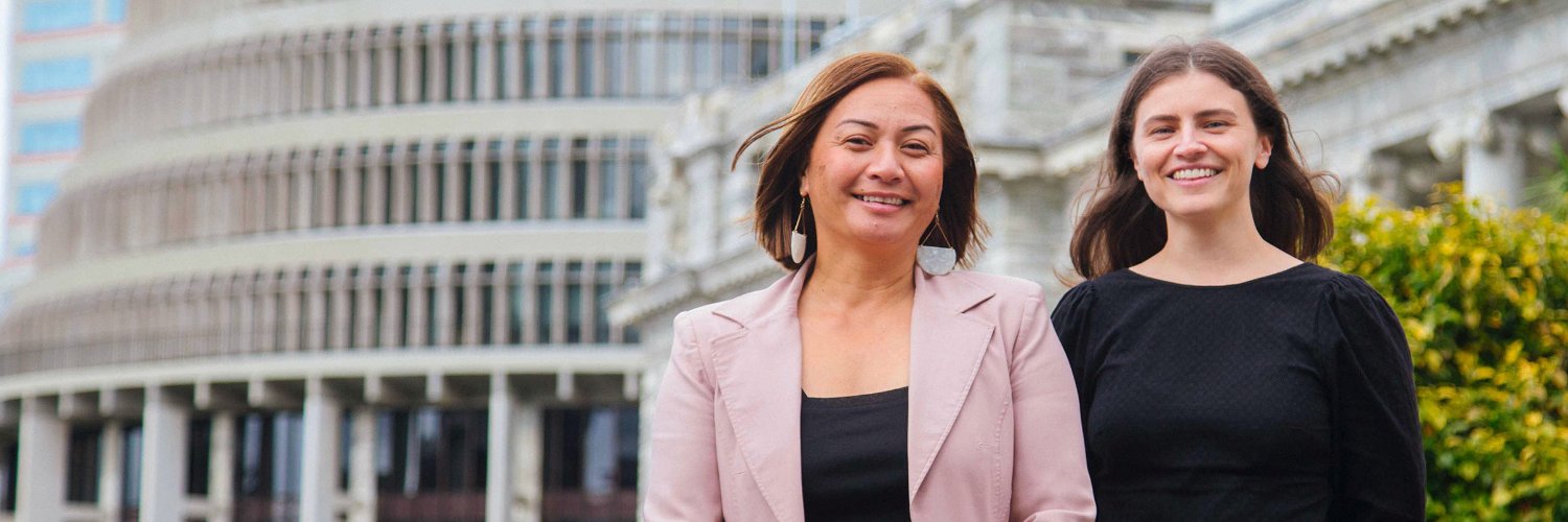 Green Party NZ's banner