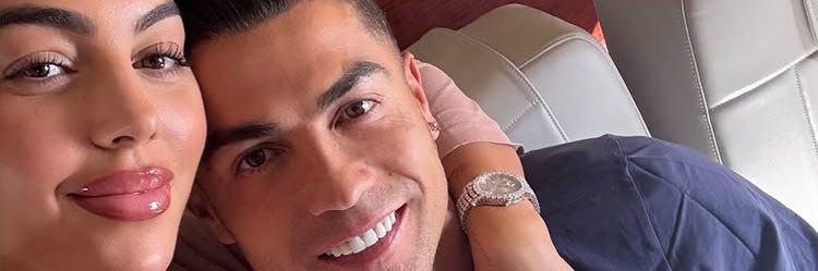 Georgina Rodriguez & Cristiano's banner