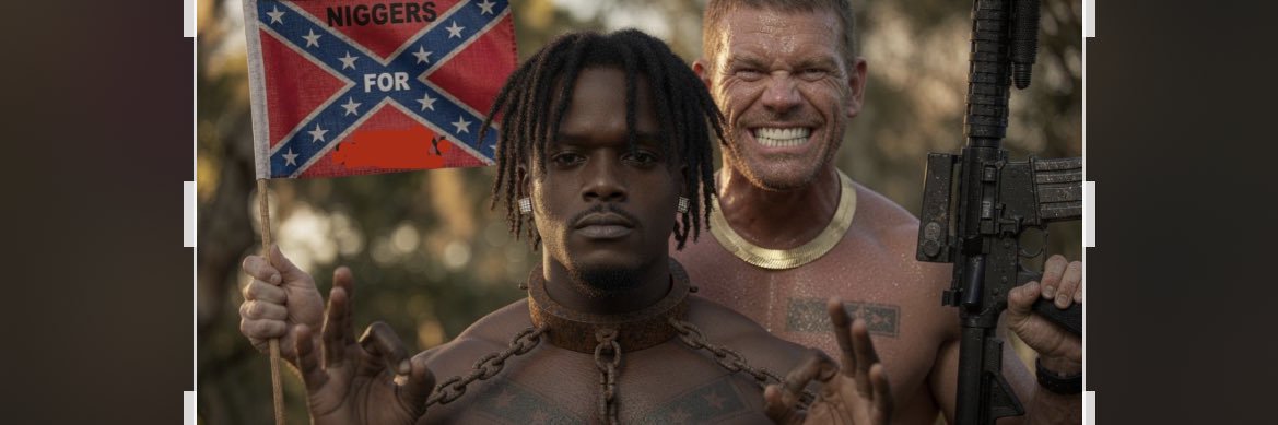 NiggerLips On WhiteDick's banner