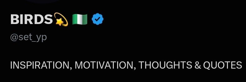 BIRDS💫 🇳🇬's banner